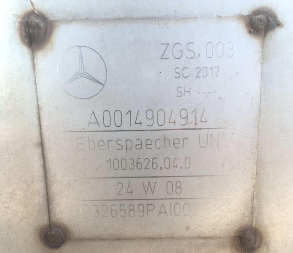 Partikelfilter Mercedes Citaro LE  A0014904914  Endschalldämpfer in Bad Oldesloe