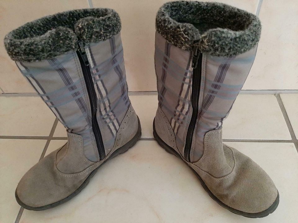 Ricosta Stiefel Winterstiefel grau gefüttert Gr.32 in Loxstedt