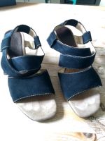 Blaue echte Ledersandalen Gr. 39.5 München - Untergiesing-Harlaching Vorschau