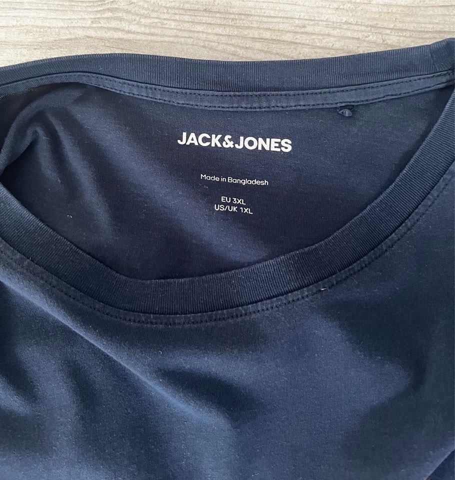 Jack & Jones, Herren-T-Shirt, Gr. 3 XL, blau in Leverkusen