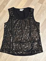 Pailletten Top schwarz Gr. M 40/42 Rheinland-Pfalz - Weidenthal Vorschau