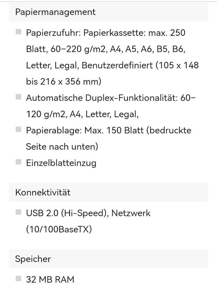 Kyocera FS-1061DN S/W-Laserdrucker LAN in Saarbrücken