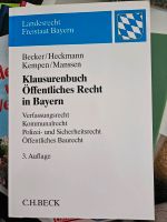 Klausurenbuch Öffentliches Recht in Bayern Becker Heckmann Kempen München - Maxvorstadt Vorschau