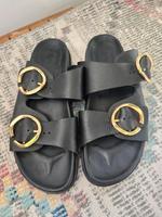 Zara Leder Sandalen Gr 40 wie Neu ! Hannover - Linden-Limmer Vorschau
