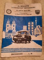 Programm, 21. RALLYE Lutherstadt Wittenberg  1983 Sachsen-Anhalt - Aken Vorschau