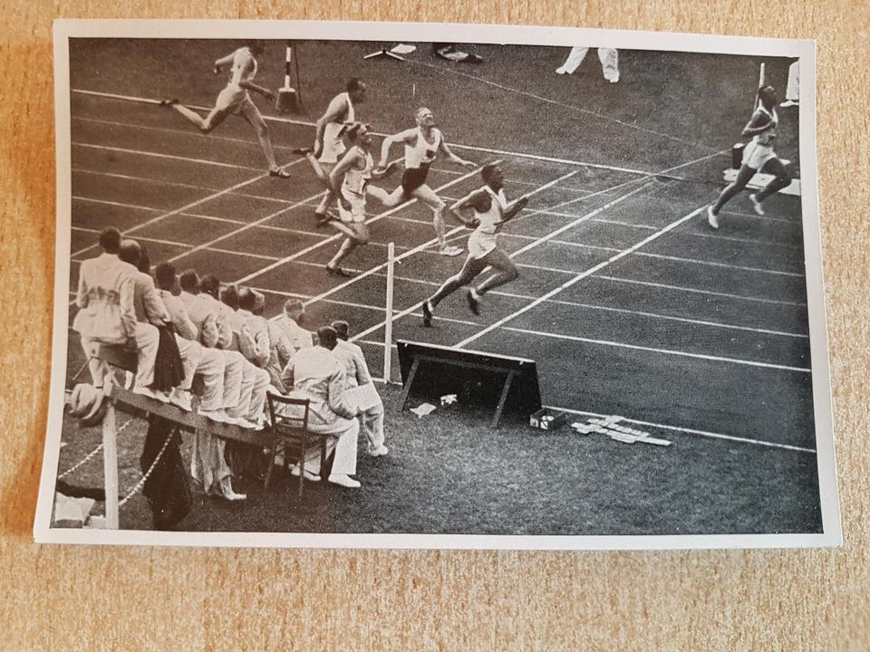 7 Sammelbilder  Jesse  Owens  Olympia 1936 Top Zustand in Neuendettelsau