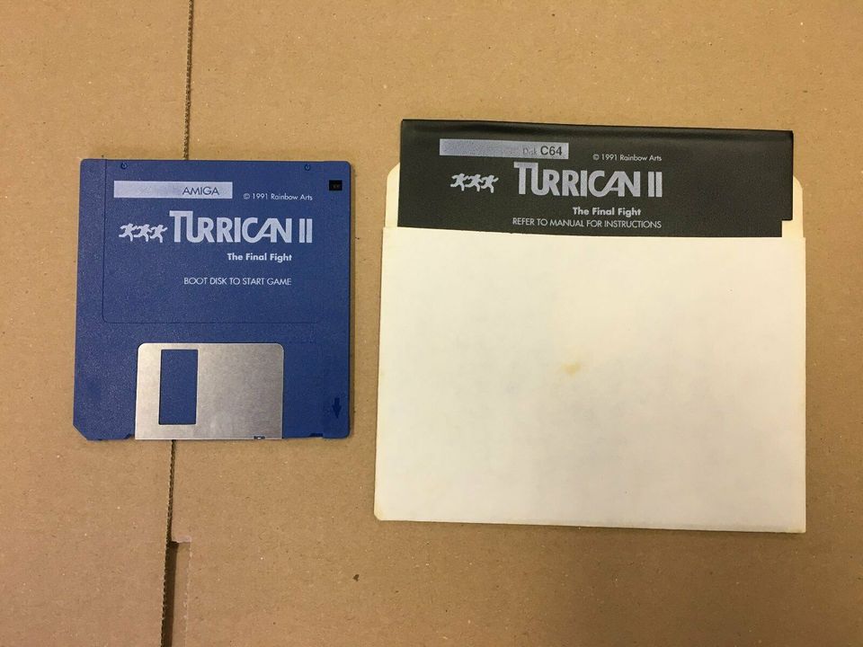 TURRICAN II 2 C64 Amiga + Original Turrican Joystick SUPER RARE in Wuppertal