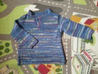 86 92 98 Pulli Strickpullover Strick blau-bunt Handarbeit Baden-Württemberg - Gengenbach Vorschau