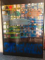 Save the whales Hundertwasser Poster Kunstdruck Gerahmt Alurahmen Niedersachsen - Clausthal-Zellerfeld Vorschau