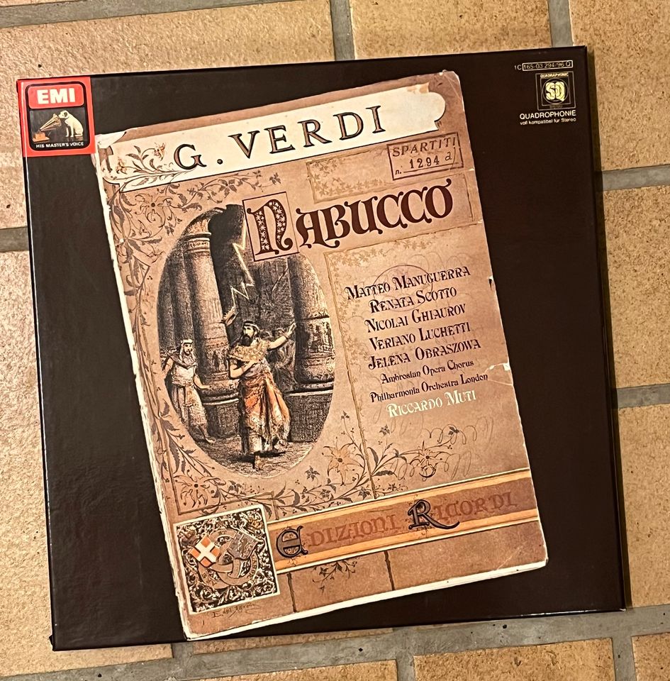 Schallplatten LP Oper Verdi Bellini Puccini Konvolut in Pforzheim