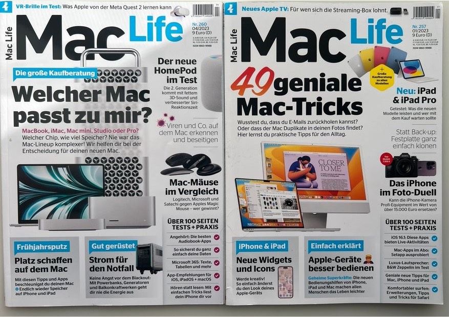 Mac Life 1 4 2023 Malware Viren Macbook Apple Iphone Test Kamera in Dresden