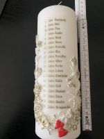 Kerze weiss Hochzeit Hochzeitstag Jubiläum 24 cm Saarland - St. Ingbert Vorschau