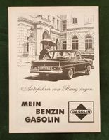 Mercedes W 111 Heckflosse Gasolin Werbeanzeige 1964 Niedersachsen - Danndorf Vorschau