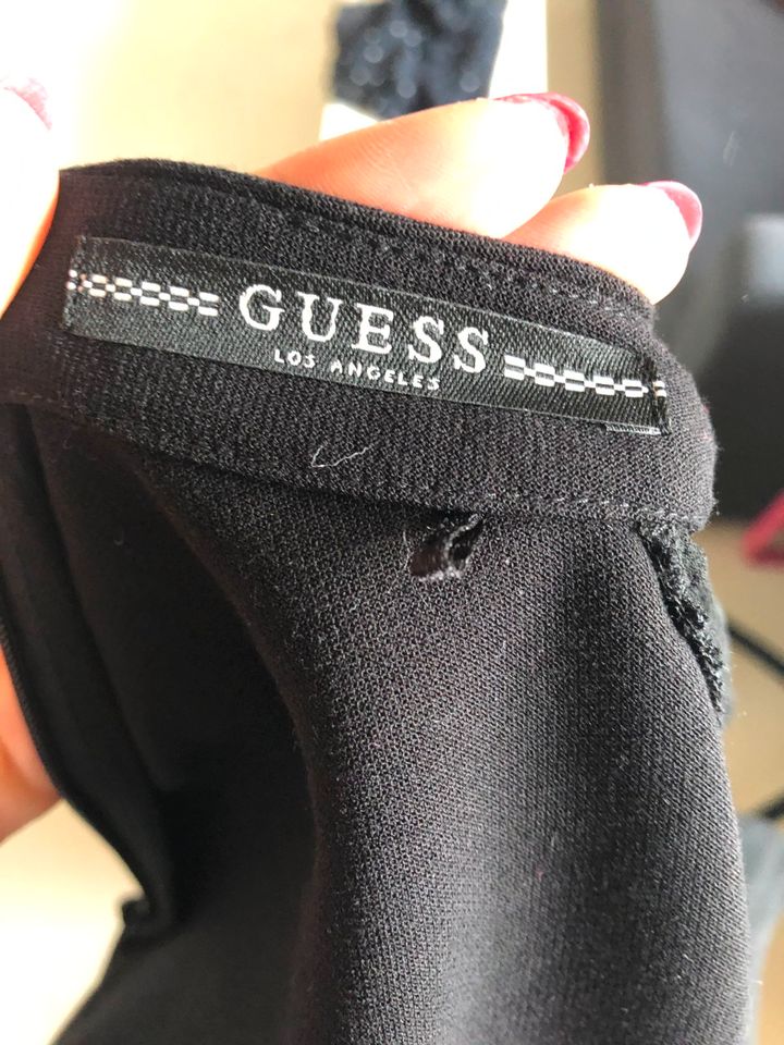 Guess Jumpsuit Overall Lang Schwarz Spitze in Berlin