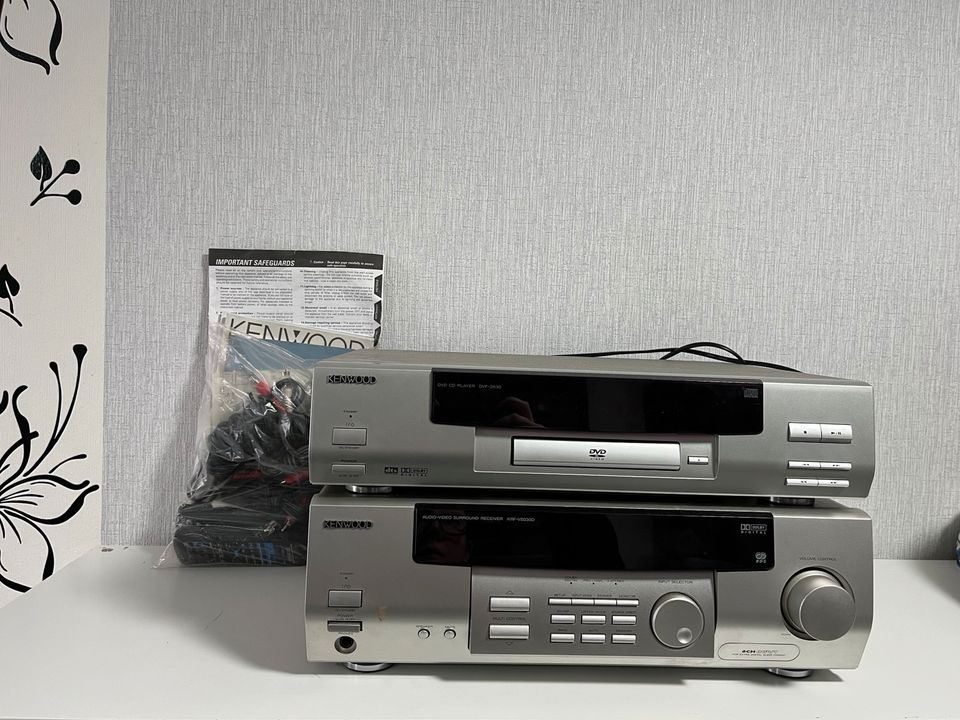 Kenwood Receiver und DVD Player inklusive Zubehör in Pforzheim