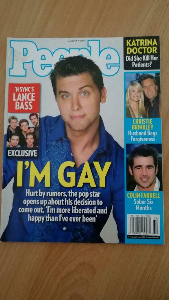 People Magazine Lance Bass Nsync 2006 in Niederfischbach