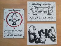 3x Sheepworld Postkarten Set | Vintage | Danke Geburtstag Nordrhein-Westfalen - Mülheim (Ruhr) Vorschau