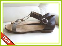 Rieker Riemchen-Sandalen Braun/Taupe/Grau Gr.39 ✅ Glitzer Fußbett Nordrhein-Westfalen - Bocholt Vorschau