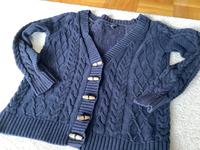 Strickjacke (Damen) von Mango: blau, Zopfmuster, Holzknöpfe, S Bonn - Brüser Berg Vorschau