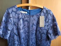Spitzenkleid Kurzarm blau Sachsen - Freital Vorschau
