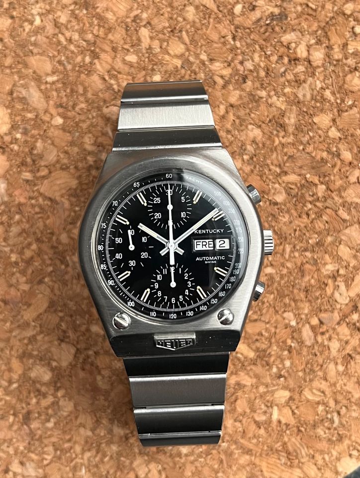 Vintage Heuer Kentucky Chronograph 750.703 Valjoux 7750 in Saarbrücken