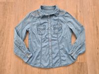 Jeanshemd hellblau Nieten 42 XL Bluse Hemd Nordrhein-Westfalen - Bergisch Gladbach Vorschau