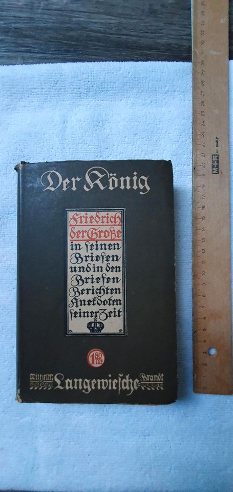 Antikes Buch: Der König Friedrich dr Große  in seinen zeitgen. Br in Alpen