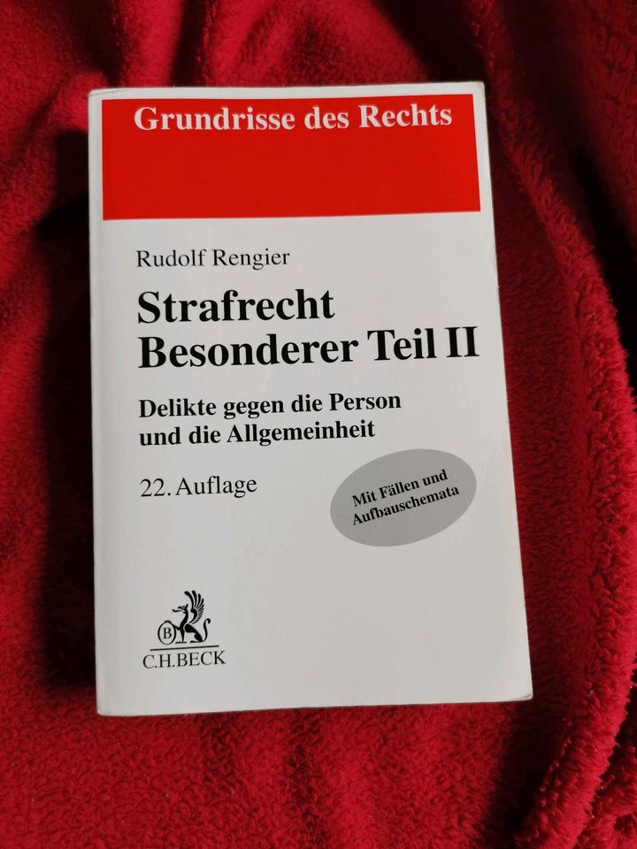 Rudolf Rengier Strafrecht Besonderer Teil 2 in Jena