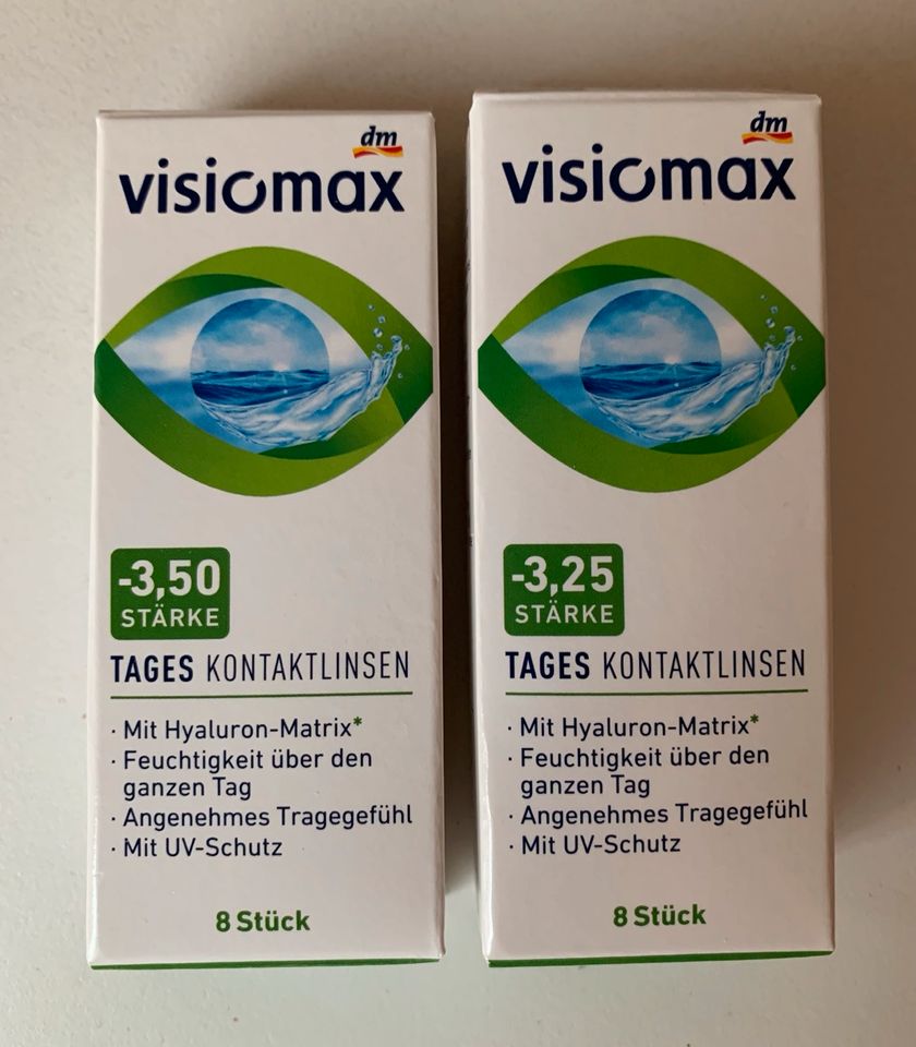 Visiomax Hyaluron Tageslinsen Kontaktlinsen -3,25 u. -3,5 in Kaufungen