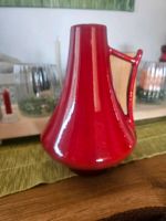 Stein Keramik ,Vase rot mit Henkel Keramikvase Nordrhein-Westfalen - Kirchlengern Vorschau