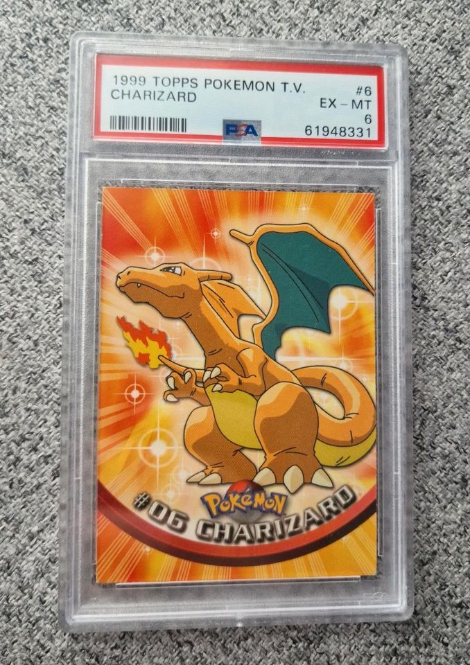 Pokemon Topps 1999 Charizard #06 PSA 6 in Hamm