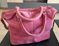 Wildledertasche pink in sehr gutem Zustand Baden-Württemberg - Winnenden Vorschau