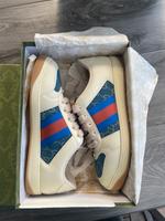 Gucci Sneaker Gr. 44 1/2 mit blauem Design Schleswig-Holstein - Reinbek Vorschau