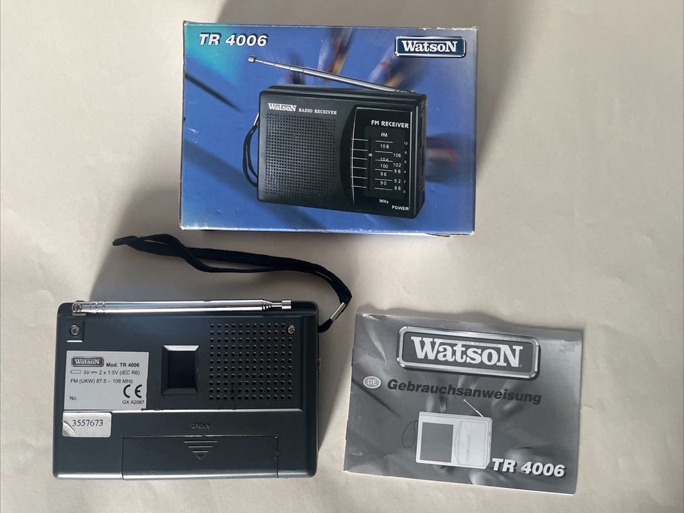 Watson TR 4006 Retro Taschenradio FM tragbares Radio in Kamen