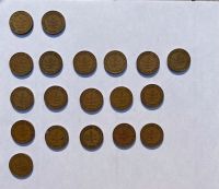 10 Pfennig Münzen, 2 x 1949, 17 x 1950 Nordrhein-Westfalen - Recklinghausen Vorschau