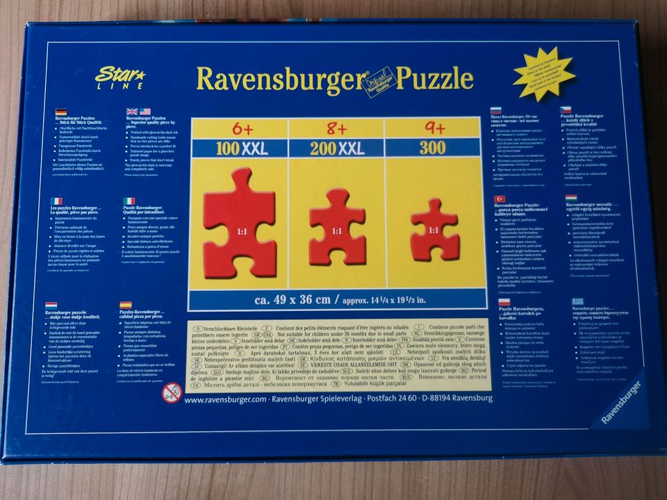 Ravensburger Super Puzzle Star Line 200 Teile leuchtet im Dunkeln in Ebermannstadt