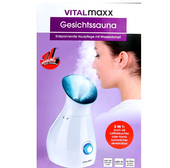 VITALmaxx 3in1 Gesichtssauna Gesichtsdampfer Inhalator Gesichtrei in Kiel