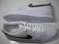 Nike Air Force 1 '07 Weiß Metallic Leder Gr. 44 UVP 130,- NEU Men Bochum - Bochum-Mitte Vorschau