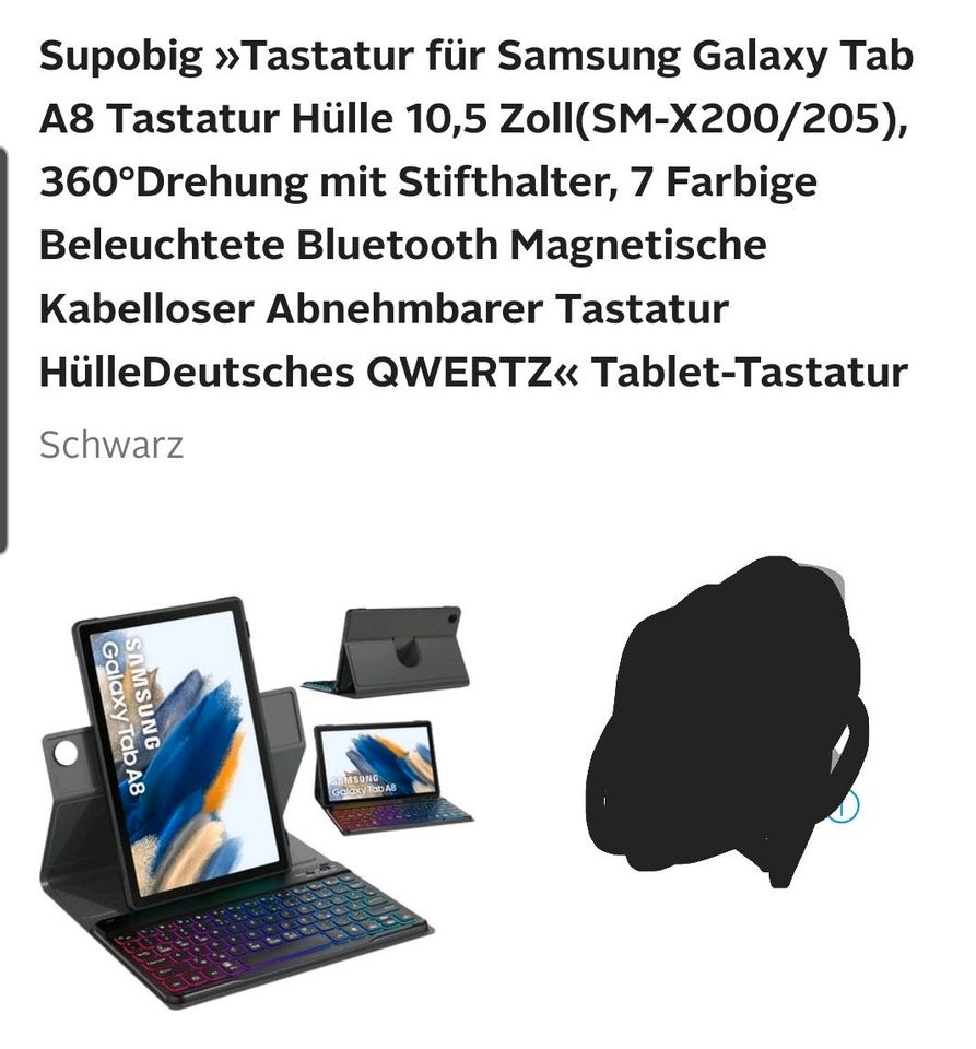 Keyboard  Case für tablet samsung in Altendiez