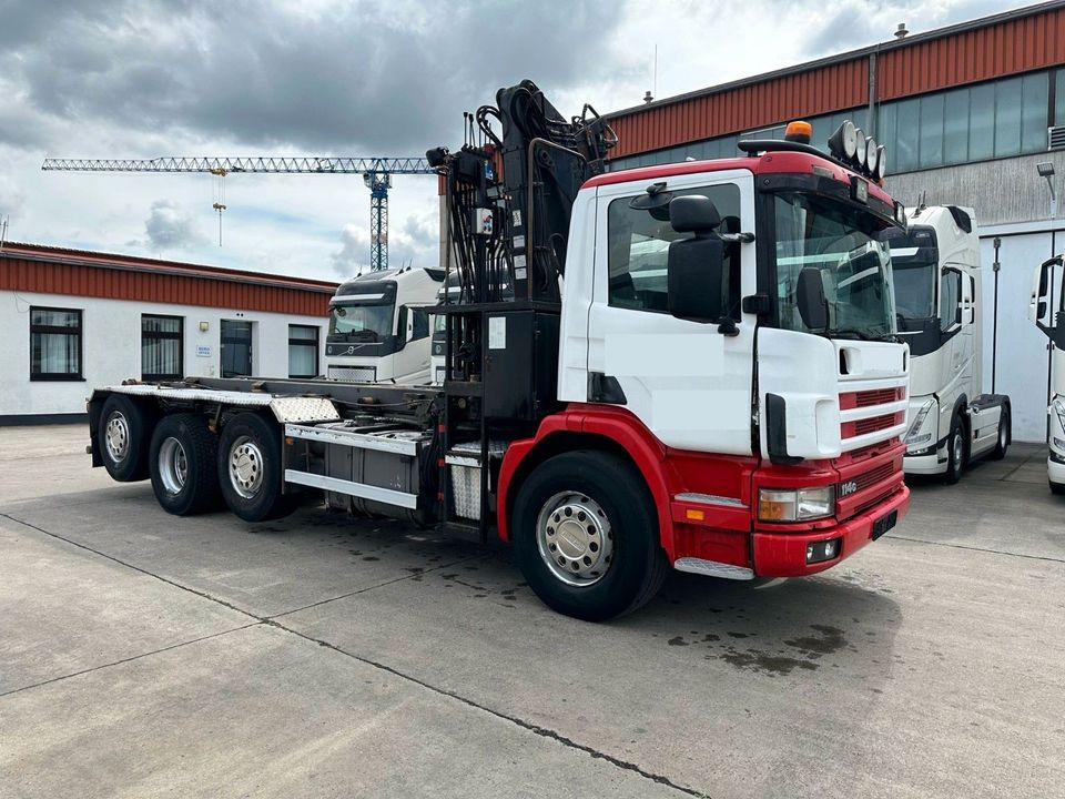 Scania 380 * 8 x 2 * HIAB  105 Z KRAN *2 x LIFT *ABROLL in Babenhausen