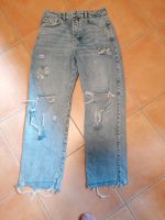 Zara Hose Gr. 38 Ripped Jeans hellblau Bayern - Vogtareuth Vorschau