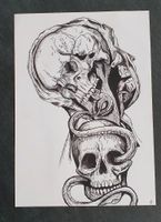 Schädel Skull Totenkopf Gothik Kunst 20×30cm Print Münster (Westfalen) - Gievenbeck Vorschau
