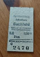 DDR Zugfahrkarte 26.11.1980 Schalkau Bachfeld Thüringen - Frankenblick Vorschau