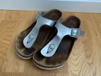 Birkenstock Gizeh Sandalen Zehentrenner 33 Silber Düsseldorf - Grafenberg Vorschau