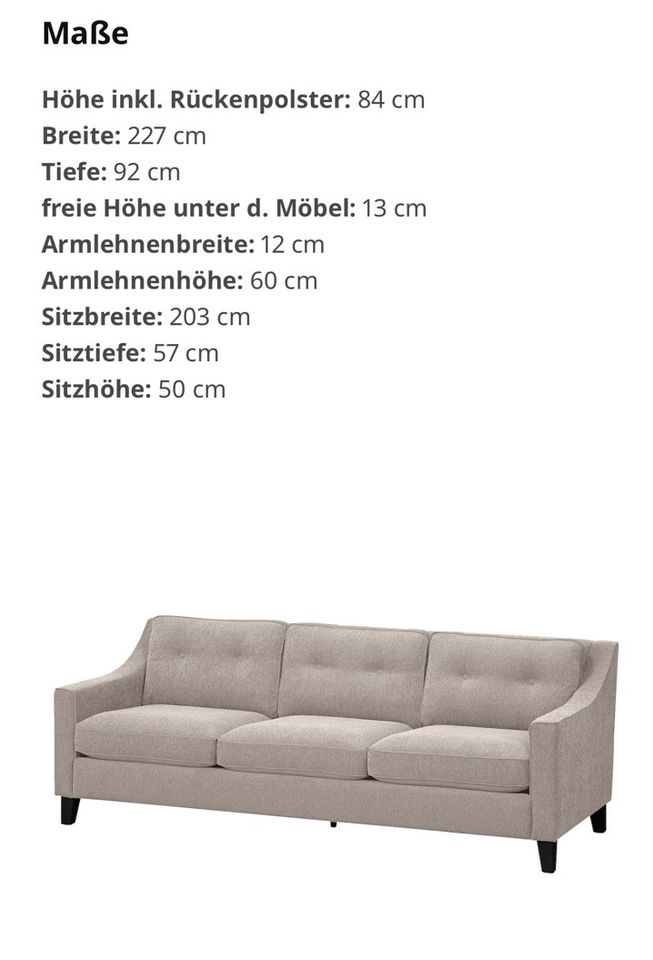 3er Couch mit Hocker in Sprockhövel