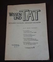 Wissen und Tat ( Zeitschrift für Politik, Wirtschaft und Kultur) Niedersachsen - Alfeld (Leine) Vorschau