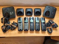 Komplette analoge Telefonanlage, 5 Telefone, 2 x Basis, 3x laden Saarland - Quierschied Vorschau