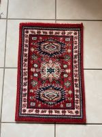 Kleiner roter Teppich mit Muster Orientteppich Größe 40 x 60cm Hessen - Rödermark Vorschau