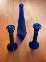 Kerzenständer & Vase aus blauglas Innenstadt - Köln Deutz Vorschau