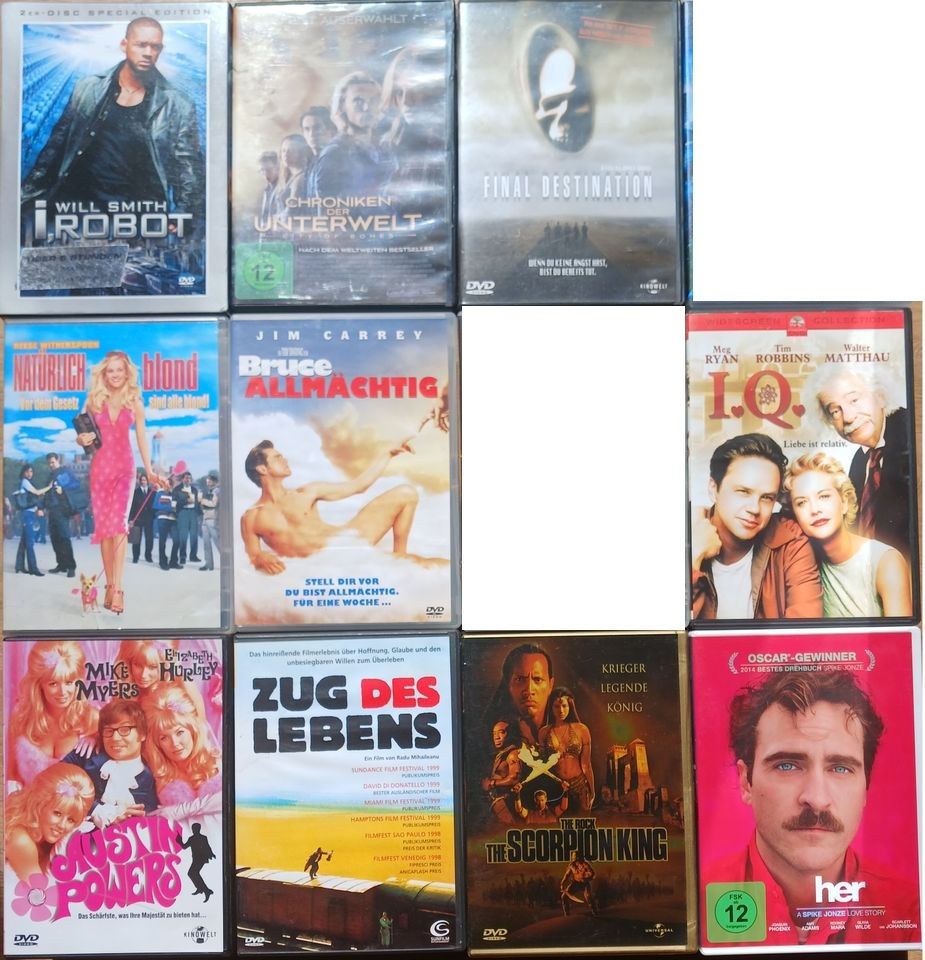 DVD Sammlung Auflösung in Falkensee